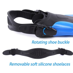 <span class=keywords><strong>Aletas</strong></span> de Buceo DiveDIY de Talón Abierto con Correa Ajustable, Tamaño de Viaje, Ligeras, para Snorkel y Buceo, Venta al Por Mayor - Product Image 2