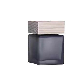 <span class=keywords><strong>KYLIA</strong></span> Diffuseur d'aromathérapie en verre carré de couleur givrée Diffuseur de parfum d'huile essentielle Bouteille en verre pour chambre - Product Image 1