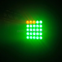 Lyre LED Matrix Beam Moving Head Stage Light 25x12W 4-en-1 avec contrôle DMX512, blanc froid, rotation infinie