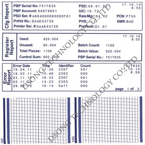 Cartucho de Tinta para Máquina de Impresión Pitney Bowes SL-870-1BL, 797-0SB, 793-5SB, 765-9SB AZUL - Product Image 6