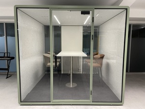 HIGHKA Nuova Cabina Ufficio Ecologica Taglia L con Spazio Privato e Silenzioso, Pod Insonorizzato per Riunioni per Spazi di Lavoro Moderni - Product Image 4