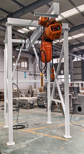 ダストフリービッグバッグアンローディングシステム重量重量バッチバルクバッグ放電器ステーションダスト制御付き - Product Image 4