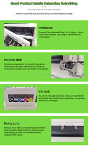 Imprimante à passage unique A3 d'usine, imprimante numérique à jet d'encre à passage unique, imprimante rapide de <span class=keywords><strong>style</strong></span> bureau, <span class=keywords><strong>machine</strong></span> d'impression pour sacs en papier, gobelets en papier, ventilateurs - Product Image 3