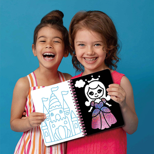 Buku kerajinan seni Foil kustom mainan kreatif tidak bertalian stiker Eva seni Foil Kit seni yang menyenangkan untuk anak-anak - Product Image 6
