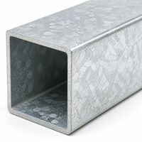 Tuyau carré en acier prégalvanisé JIS G3466 STKR400 60x60 80x80 3mm pour structure de serre