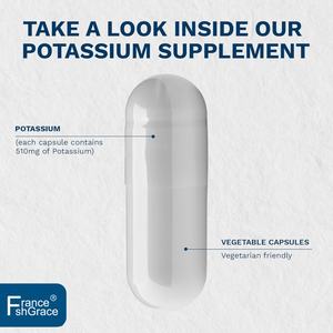 Extractos de Potasio para Plantas en Cápsulas, Apoya la Salud Muscular, Cerebral y Ósea, 240 Cápsulas, Cápsulas de Potasio - Product Image 2