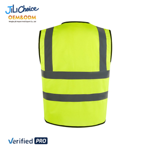 J & L 2025 OEM Cao Màu Xanh An Toàn Vest Thiết Bị Không Thấm Nước Áo Mưa Bảo Vệ Vest Áo Khoác Phản Quang Mưa Áo An Toàn Quần Áo - Product Image 4