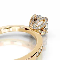 MuShan Marken-Schmuck 925 Sterling Silber Ring VVS Moissanit Muttertags-Ring für Verlobte 18K Echtgold-Plattierung MST Patent-Ringe