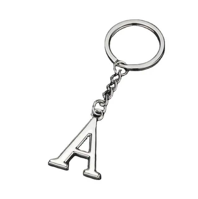 New A-Z 26 Letters Key Chain Chữ Cái Ban Đầu Key Ring Keychain Phụ Nữ Người Đàn Ông Tốt Nhất Quà Tặng Trang Sức Đính Dropshipping