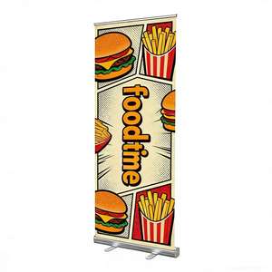 Zhijie ZJ-R Verstellbarer Anpassbarer Tragbarer Werbe-Aluminiumrahmen Roll-up Banner-Ständer für Indoor- und Outdoor-Veranstaltungen - Product Image 1