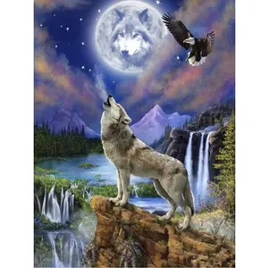 Beauty and Beast 5D Diamond Painting Embroidery Living Room
