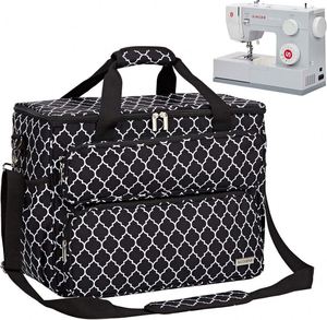 Échantillon gratuit Housse de machine à coudre de taille parfaite avec poches de rangement, Housse de protection avec corde latérale Sac de machine à coudre - Product Image 3