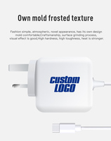 Chargeur GaN 100W avec prise UK et câble USB-C intégré, adaptateur secteur 100W Type-C avec cordon pour téléphone et ordinateur portable