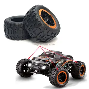 Dog Toy Tire Metal Wheel Light Truck Pedal Rc Rally Customize Rubber toy Car Tires