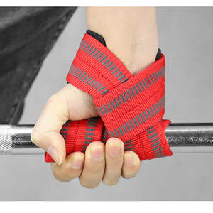 Benutzer definiertes Logo Elastic Nylon Gewichtheben Handgelenk Unterstützung Wickel band Gewichtheben Gym Handgelenk wickel für Powerlifting - Product Image 1