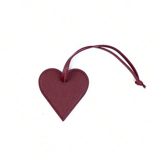 QY PU Leather Heart Keychain Cute <b>Bag</b> Charm Pendant Love Style <b>Key</b> <b>Ring</b> Gift Accessories for Women Girls - Product Image 1