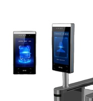 Terminal Inteligente Android 11 de 8 Pulgadas con Pantalla Táctil, Alta Precisión, Reconocimiento Facial y de Venas de la Palma, Resistente al Agua, Control de Acceso con Tarjeta de Identificación
