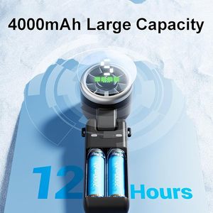 13550 U/min 4000mAh Hochgeschwindigkeits-Handventilator Sommer Outdoor Reise Tragbarer Ventilator Wiederaufladbarer Faltbarer Mini Tragbarer Lüfter - Product Image 6