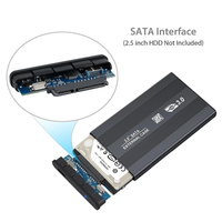 Caja Externa para Disco Duro USB 3.0 SATA HD HDD Transcend, Carcasa Externa de Aluminio de 2.5 Pulgadas para PC