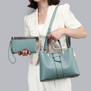Bolso de Mano de Cuero Vegano Simple y Moderno para Mujer, Bolso de Hombro, Bolsos de Mano de Lujo de PU para Mujer - Product Image 4