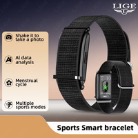 Tracker d'activité multisports intelligent sans écran, bracelet de fitness léger, moniteur de fréquence cardiaque, d'oxygène sanguin et de sommeil, étanche