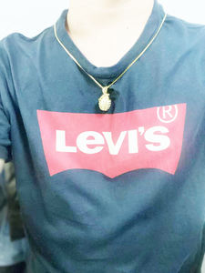 Collar con colgante de <span class=keywords><strong>granada</strong></span> de latón con circonitas, chapado en rodio, estilo hip hop, unisex, para aniversario, streetwear - Product Image 5