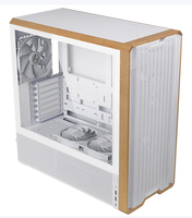 Boîtier de jeu Esports L217 Tower Top avec 5 ventilateurs, compatible avec la carte mère EATX, boîtier refroidi par eau à 360 degrés, couleur noire pour LIANLI