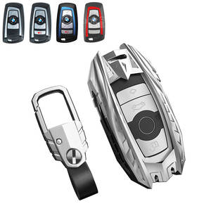 Housse de <span class=keywords><strong>porte</strong></span>-clés pour voiture <span class=keywords><strong>BMW</strong></span> avec <span class=keywords><strong>porte</strong></span>-clés compatible avec <span class=keywords><strong>BMW</strong></span> 2 5 6 7 Series X1 <span class=keywords><strong>X2</strong></span> X3 X5 X6 X7 2009-2014 - Product Image 2