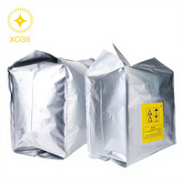Sac en aluminium cubique tridimensionnel réutilisable pour usage industriel, housse sous vide robuste pour équipement d'usine
