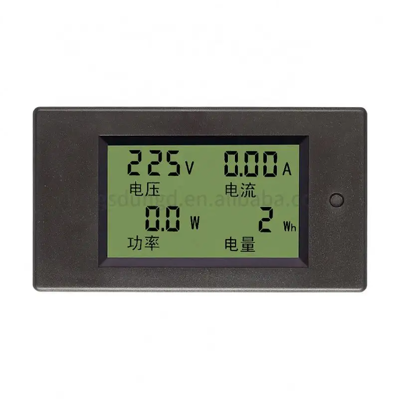 Peacefair PZEM-021 AC một pha kỹ thuật số LCD Ampe kế Vôn kế 80-260V 20A 4in1 điện Volt Amp mét Điện kWh cho HomeKit