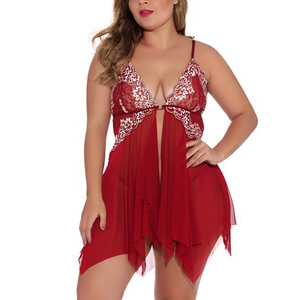 Vente en gros de robes de nuit pour femmes pyjamas en <span class=keywords><strong>soie</strong></span> <span class=keywords><strong>nuisette</strong></span> en satin ensemble de pyjamas en dentelle chemise de nuit pour femmes lingerie <span class=keywords><strong>grande</strong></span> <span class=keywords><strong>taille</strong></span> pour femmes - Product Image 1