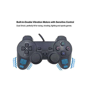 Manette filaire USB pour console PS2, manette de jeu pour PS2
