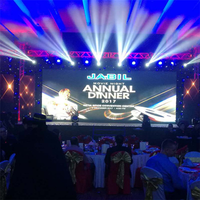 Layar LED Sewa P2.976 Kabinet Aluminium Pemasangan Cepat untuk Panggung Dinding LED Acara Pernikahan