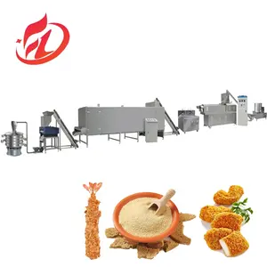 Full automatic Panko Bread Crumbs Making Machine processamento linha