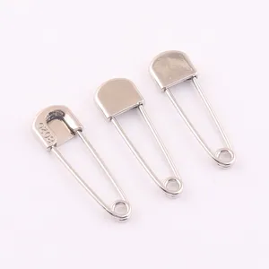 Various Colors 35mm Small Metal Safety Pin With Custom LOGO For Garment In Bulk Price