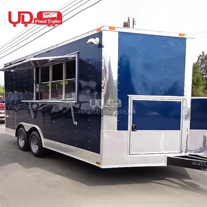 Mobil mutfak restoran dondurma arabası gıda Kiosk Hot <span class=keywords><strong>Dog</strong></span> Taco kamyon tam mutfak ile Pizza gıda römork gıda kamyon - Product Image 2