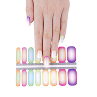 Bandes de vernis à ongles non toxiques, autocollants pour la décoration des ongles, enveloppes de manucure longue durée pour salon et usage domestique