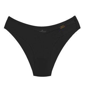 Nouvelles culottes hipster pour femmes 2026 <span class=keywords><strong>en</strong></span> <span class=keywords><strong>nylon</strong></span>/élasthanne côtelé, taille basse, fines bretelles, bikini, strass, 95% coton peigné doux, teinture unie, sexy - Product Image 6