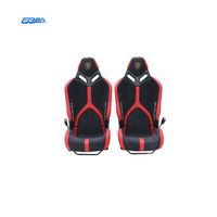 Asiento de Fibra de Carbono Seca SVJ Personalizable con Cuero, Edición Pista, para Lamborghini EVO