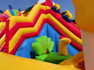 Maison gonflable en forme de dessin animé personnalisée combinaison de toboggan de trampoline pour enfants prix d'usine château gonflable - Product Image 3
