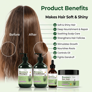 <span class=keywords><strong>Masque</strong></span> capillaire au romarin et à l'huile d'argan, pur, botanique, stimulant la densité des cheveux, équilibrant et antipelliculaire, sans cruauté animale, pour usage professionnel en salon - Product Image 4