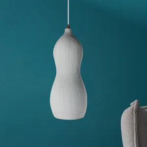 Fabrikanten Op Maat Gemaakte Huisdecoratie Kroonluchters Kalebassen Vorm Hangende Lamp Plafond Keramische Verlichting Voor Woonkamer