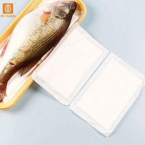 Wholesale Disposable Food Grade 210*150mm Eco-Friendly High <b>Fresh</b>-Keeping Absorbent Soaker Pad for Meat Fish Seafood Packaging - Product Image 4