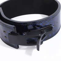 Ceinture de Soutien Lombaire Professionnelle Unisexe à Libération Rapide pour Fitness, Musculation, Squats et Soulevés de Terre avec Boucle pour Barre de Musculation