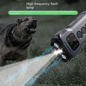Dispositivo di controllo della corteccia a LED ricaricabile portatile per la prevenzione dell'onda ultrasonica di addestramento del cane per la correzione del comportamento canino - Product Image 5