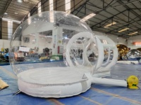 Trampoline de fête d'anniversaire pour enfants et adultes à bulles gonflables à fond en PVC personnalisé Maison de rebond pour ballons gonflables intérieurs et extérieurs