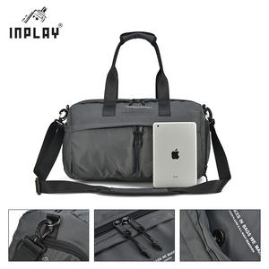 Bolsa de Gimnasio Personalizada de Gran Capacidad con Compartimento Seco y Húmedo, Bolsa Deportiva Cruzada para Yoga, Bolsa de Viaje Impermeable de Poliéster - Product Image 5