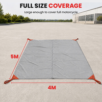 Couverture anti-feu pour moto 4m * 5m, haute teneur en silice, double revêtement, pour la sécurité des vélos électriques, des trottinettes électriques et des motos