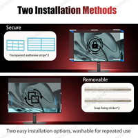 Verwijderbaar privacyfilter voor 23,8"24" pc's, anti-spionage, blauwlichtfilter voor Lenovo/HP/Dell/Asus desktopmonitoren