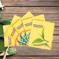 Sachets de thé laminés de qualité alimentaire avec impression de logo personnalisé, thermoscellables, portables, en papier kraft, mini-sachets de thé, sachets de café